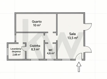 Apartamento T1 para Venda em Belém