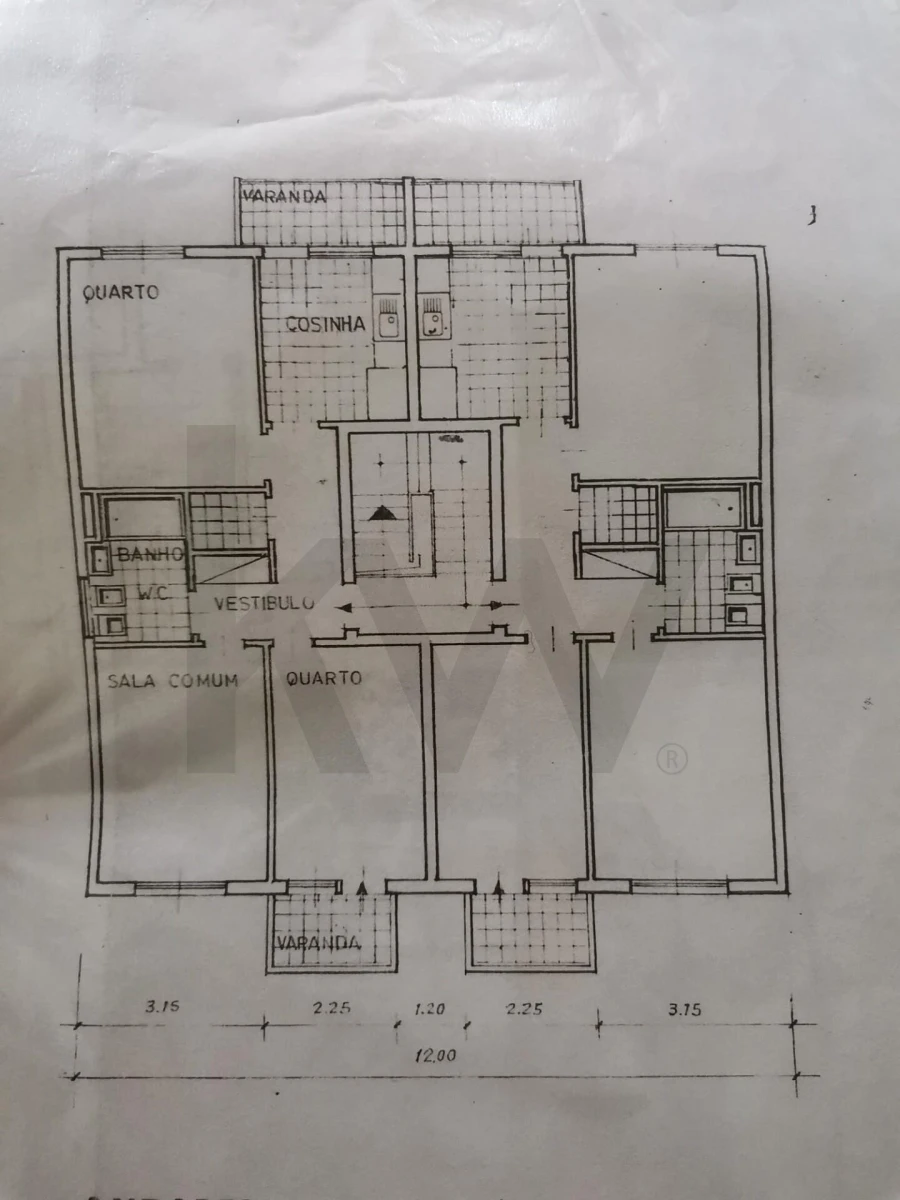 Apartamento T2 para Venda em Algés, Linda-A-Velha e Cruz Quebrada-Dafundo Planta 1