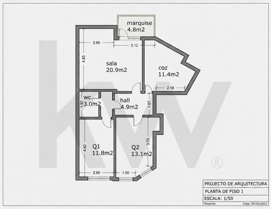 Apartamento T2 para Venda em Carnaxide e Queijas Foto 37