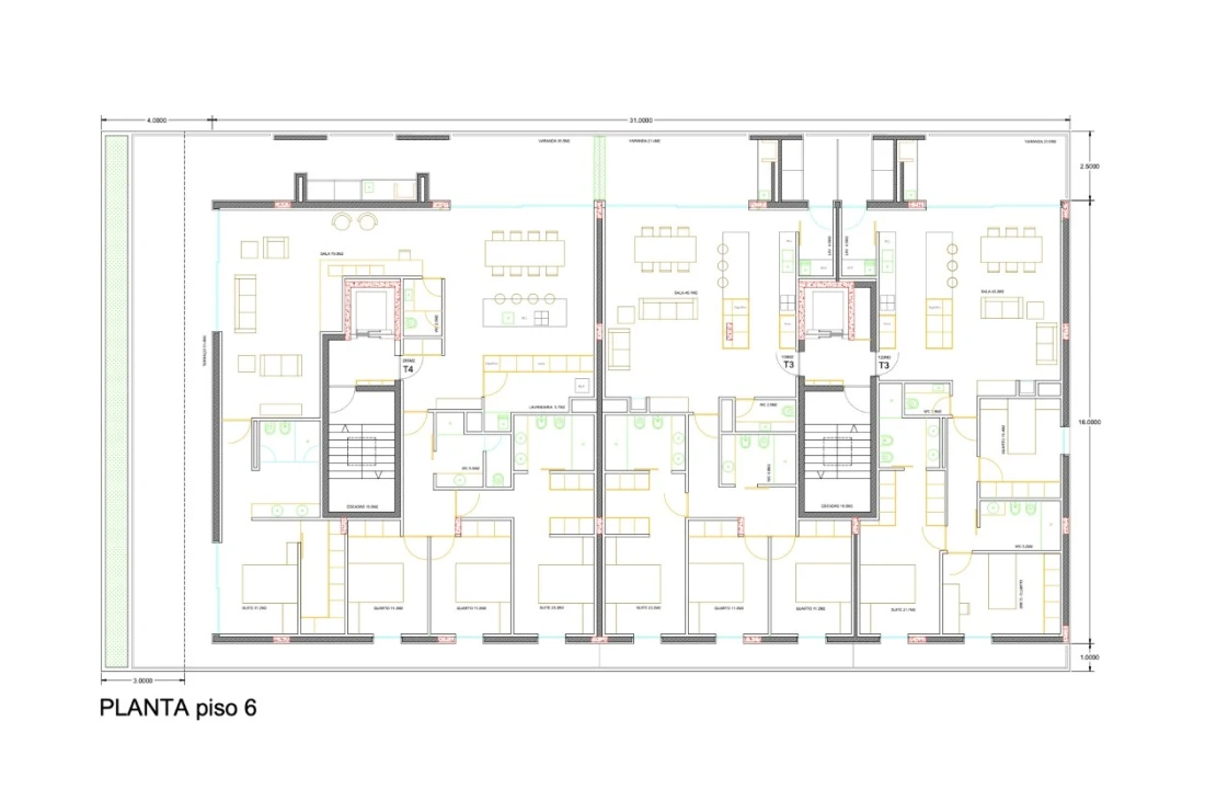 Apartamento T3 para Venda em Ferreiros e Gondizalves Planta 2
