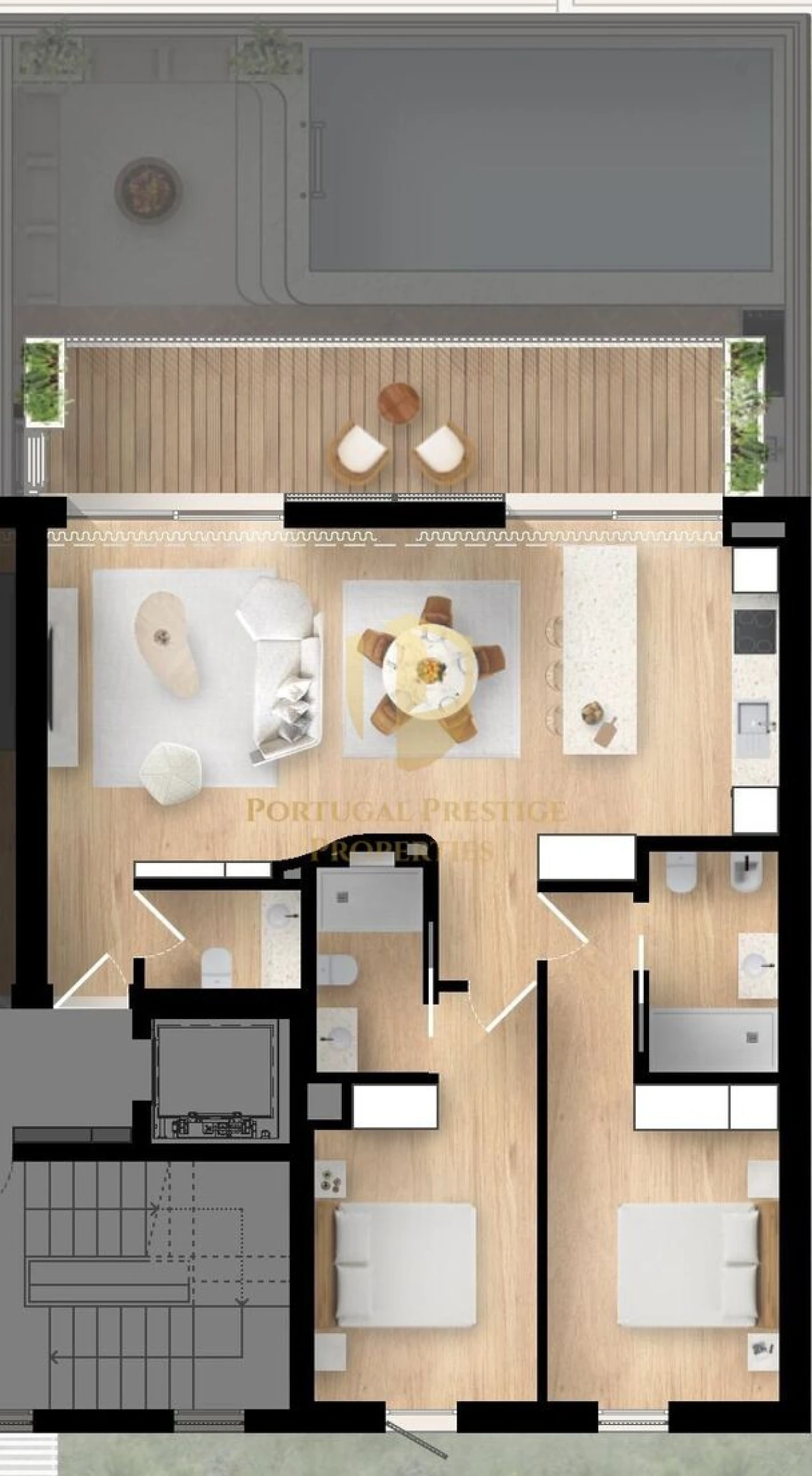Apartamento T2 para Venda em Moncarapacho e Fuseta Foto 15