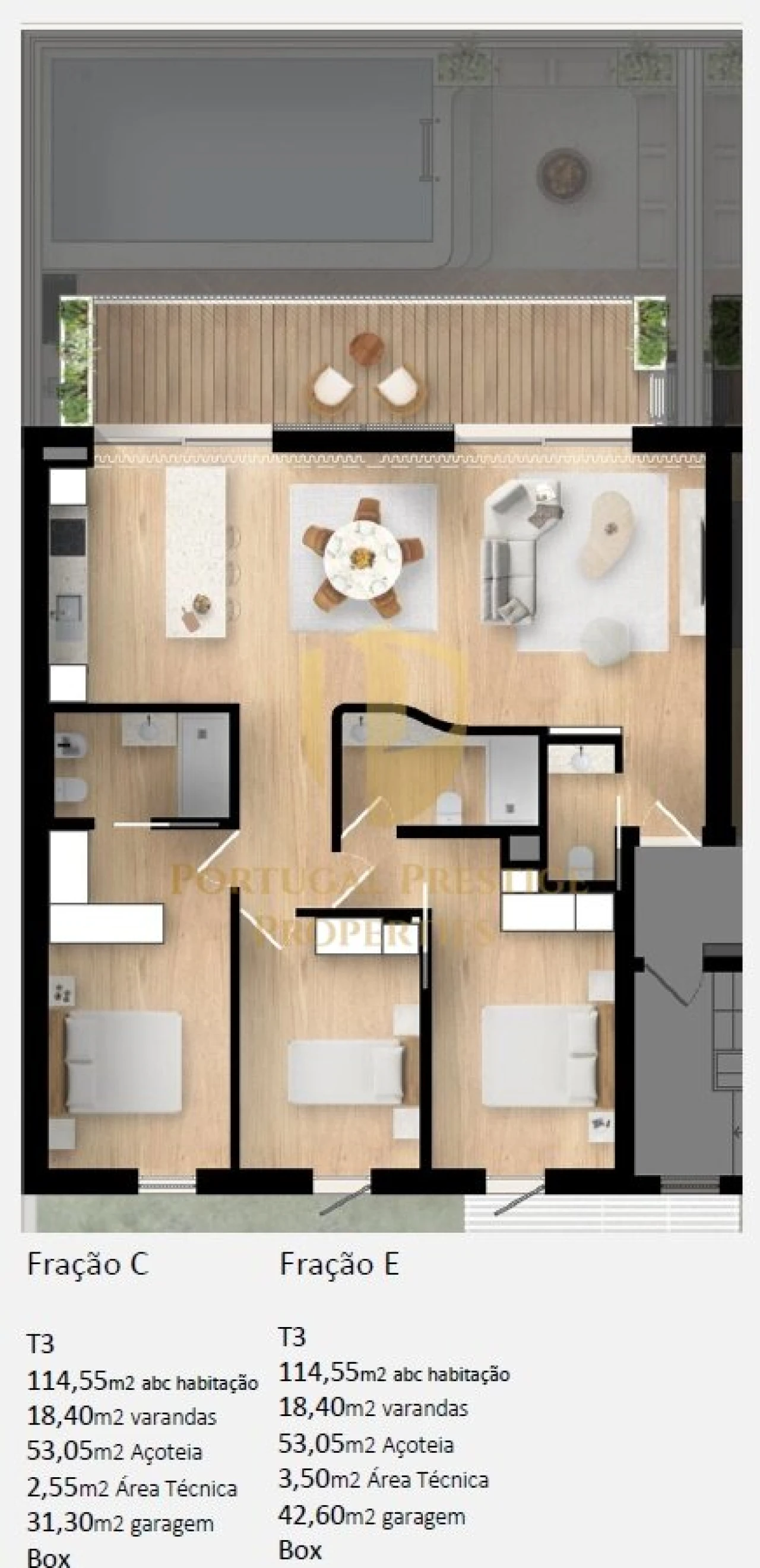 Apartamento T3 para Venda em Moncarapacho e Fuseta Foto 16