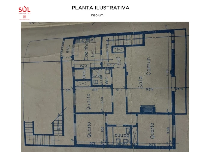 Moradia T3 para Venda em Estômbar e Parchal Planta 5