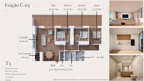 Apartamento T3 para Venda em Santa Maria da Feira, Travanca, Sanfins e Espargo