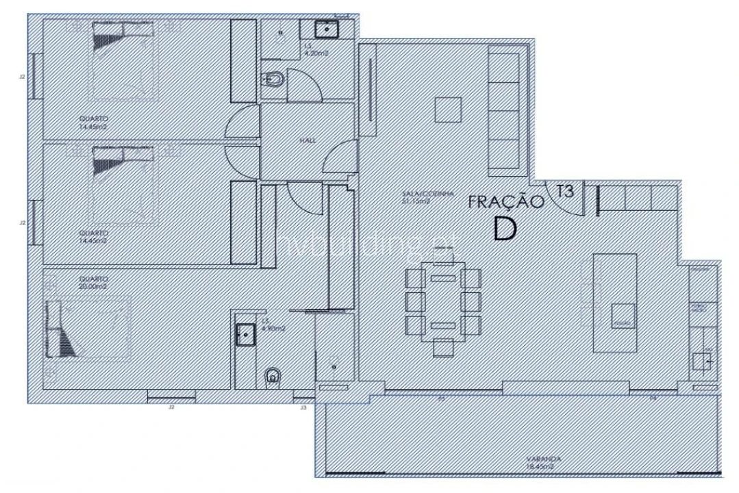 Apartamento T3 para Venda em Merelim (São Pedro) e Frossos Foto 8