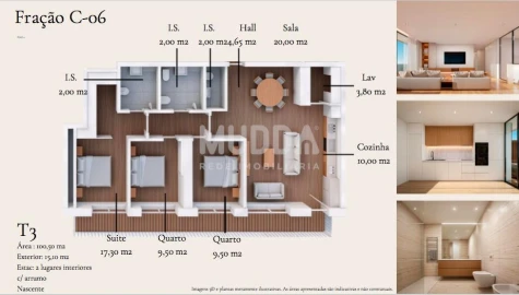 Apartamento T3 para Venda em Santa Maria da Feira, Travanca, Sanfins e Espargo