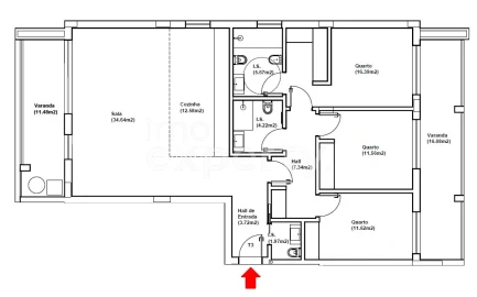 Apartamento T3 para Venda em Tavarede