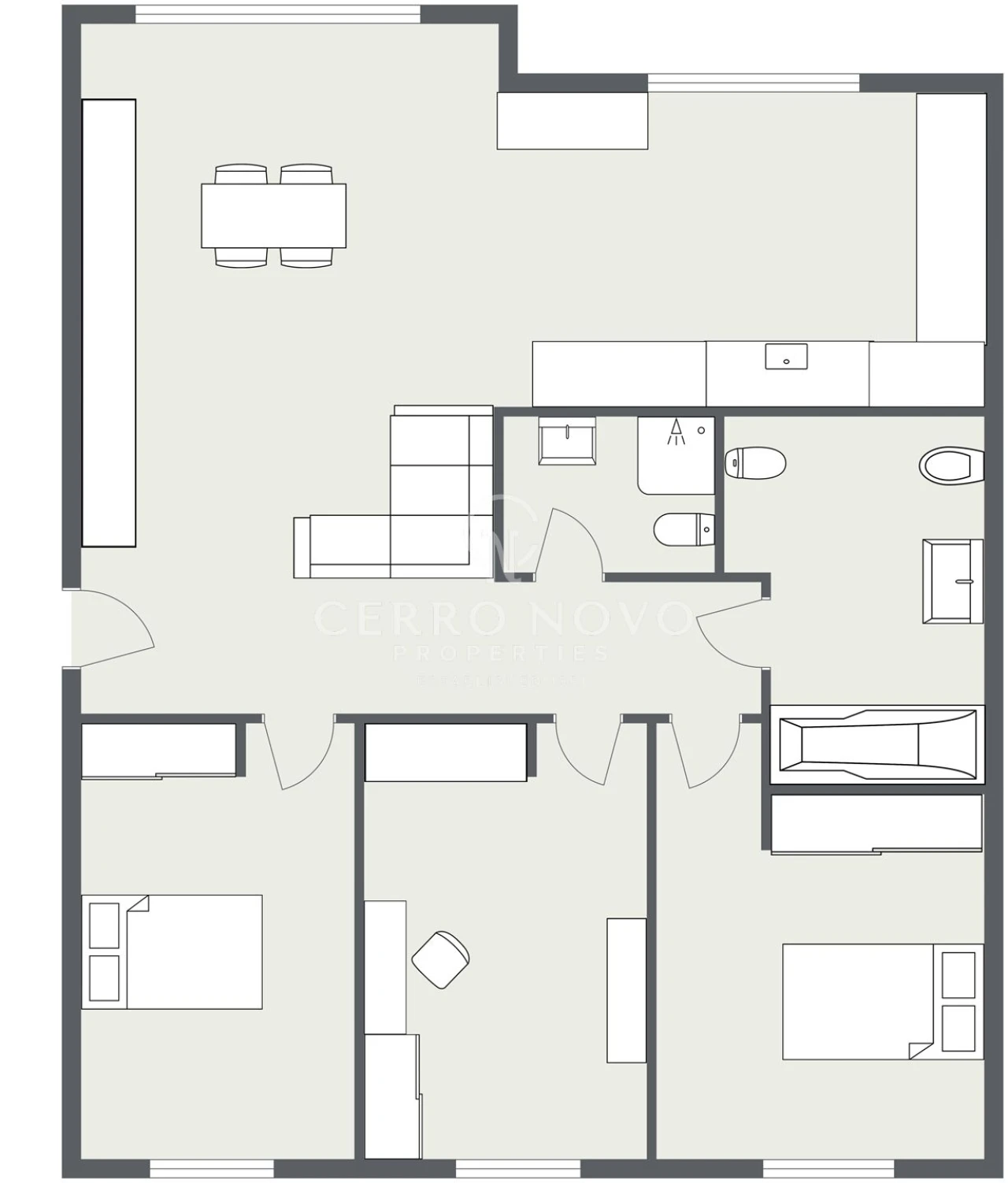 Apartamento T3 para Venda em Ferragudo Foto 34