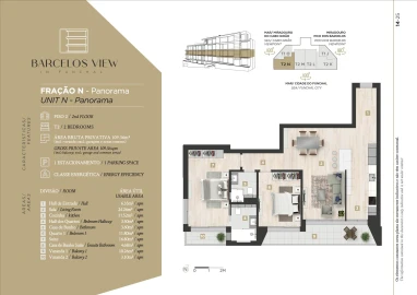 Apartamento T2 para Venda em Santo Antonio