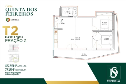 Apartamento T2 para Venda em Tondela e Nandufe