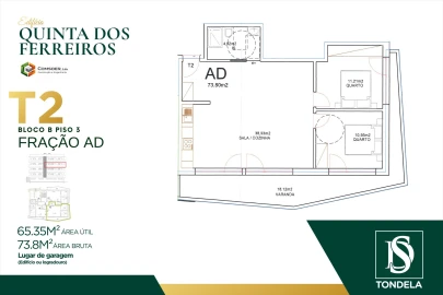 Apartamento T2 para Venda em Tondela e Nandufe