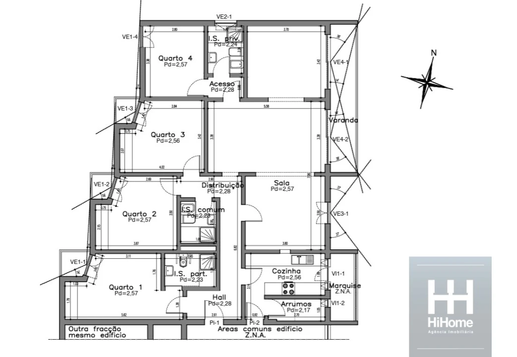 Apartamento T4 para Venda em São Martinho Foto 78