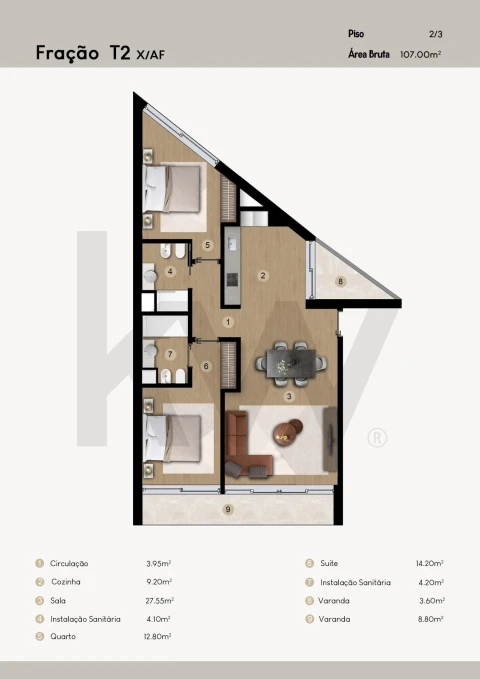 Apartamento T2 para Venda em Camara de Lobos