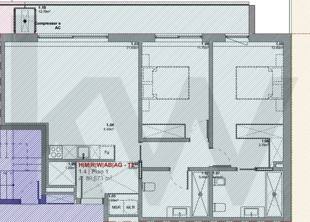 Apartamento T2 para Arrendamento em Vilar de Andorinho Foto 20
