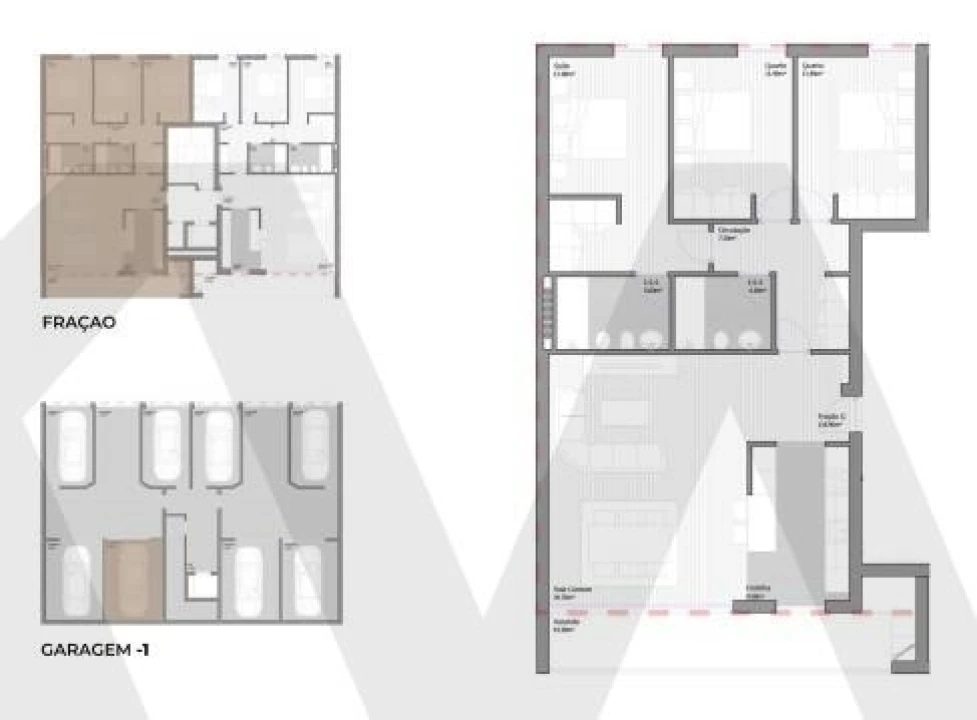 Apartamento T3 para Venda em São João Baptista Foto 8