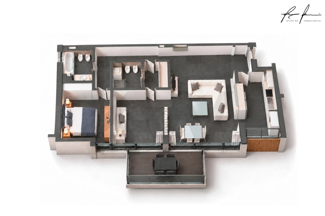Apartamento T1 para Venda em Carvalhal Foto 27