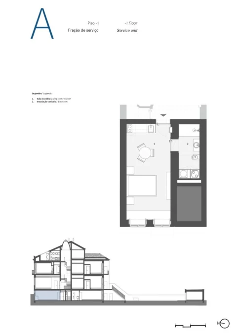 Apartamento T0 para Venda em Cedofeita, Santo Ildefonso, Sé, Miragaia, São Nicolau e Vitória