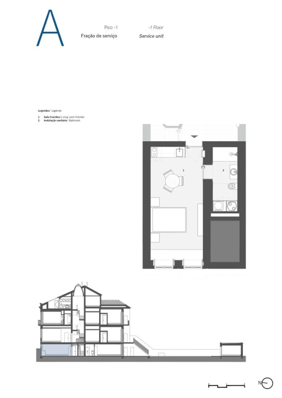 Apartamento para Venda em Cedofeita, Santo Ildefonso, Sé, Miragaia, São Nicolau e Vitória Planta 1