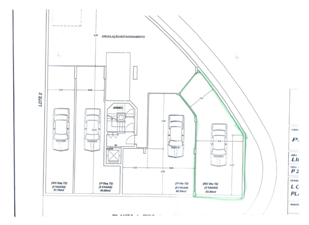 Apartamento T3 para Venda em Cascais e Estoril Planta 2