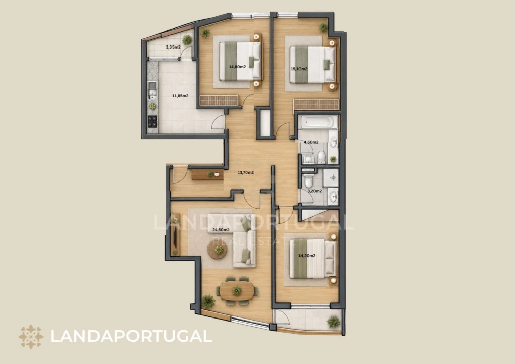 Apartamento T3 para Venda em Tavira (Santa Maria e Santiago) Foto 17