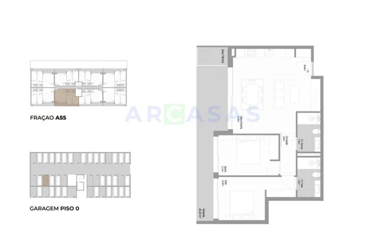 Apartamento T2 para Venda em Fânzeres e São Pedro da Cova Foto 20