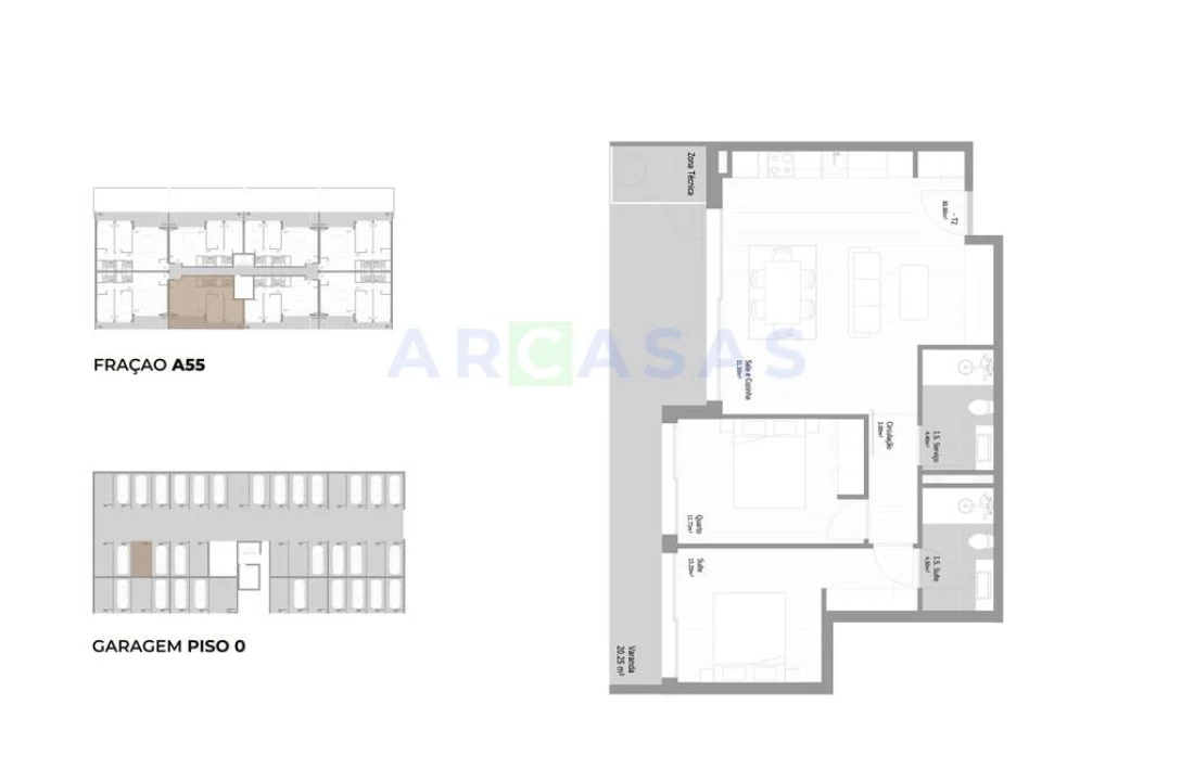 Apartamento T2 para Venda em Fânzeres e São Pedro da Cova Foto 20