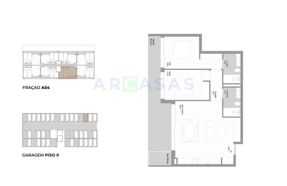 Apartamento T2 para Venda em Fânzeres e São Pedro da Cova Foto 20