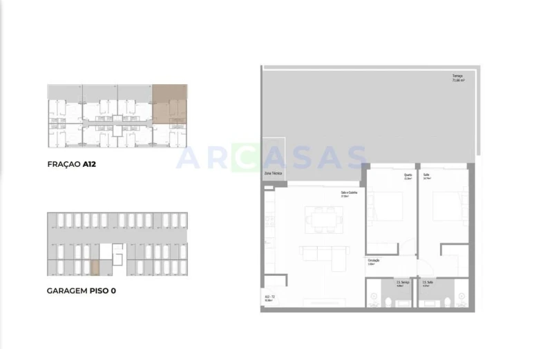 Apartamento T2 para Venda em Fânzeres e São Pedro da Cova Foto 20