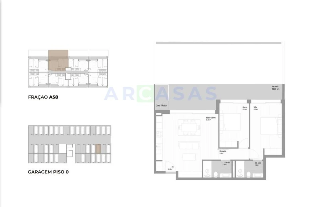 Apartamento T2 para Venda em Fânzeres e São Pedro da Cova Foto 20