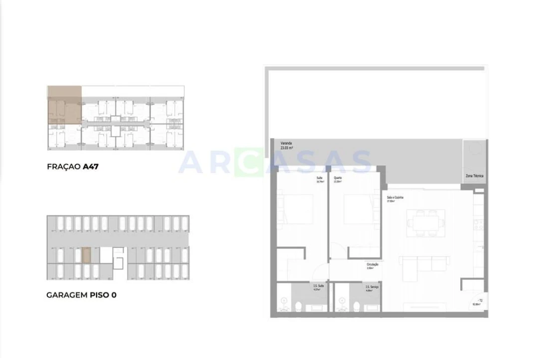 Apartamento T2 para Venda em Fânzeres e São Pedro da Cova Foto 20