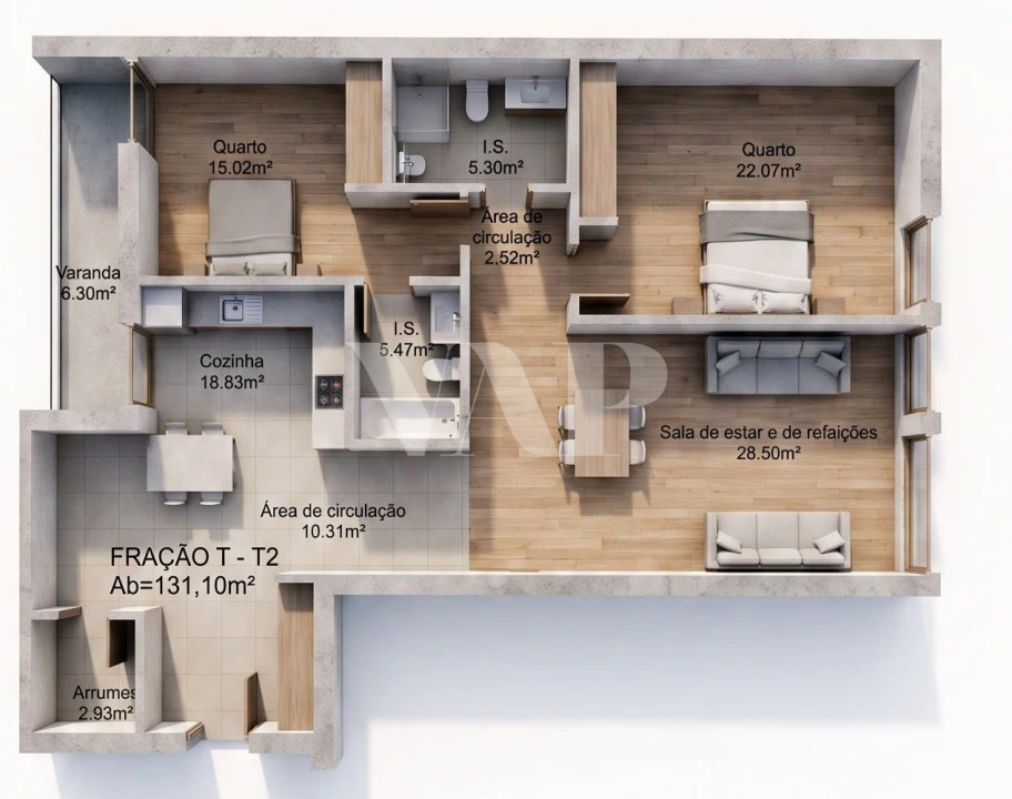 Apartamento T2 para Venda em Quarteira Foto 20