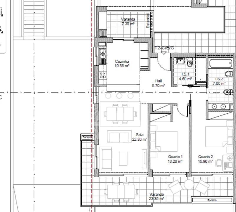 Apartamento T2 para Venda em Portimão Foto 17