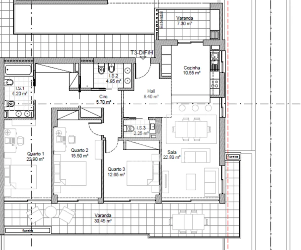 Apartamento T3 para Venda em Portimão Foto 16
