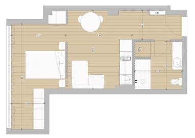 Apartamento T1 para Venda em Aguas Santas