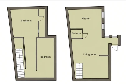 Apartamento T2 para Venda em Santa Maria Maior