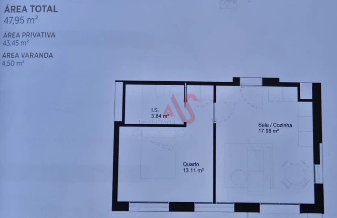 Apartamento T1 para Venda em Paranhos Foto 6