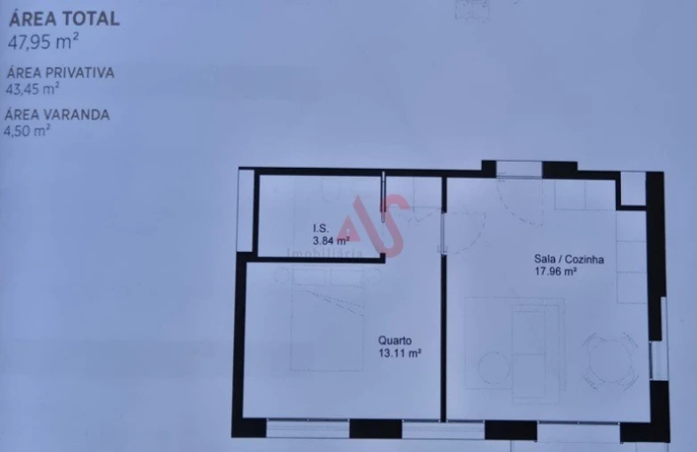 Apartamento T1 para Venda em Paranhos Foto 6