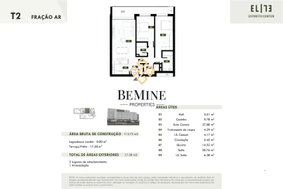Apartamento T2 para Venda em Estreito de Camara de Lobos