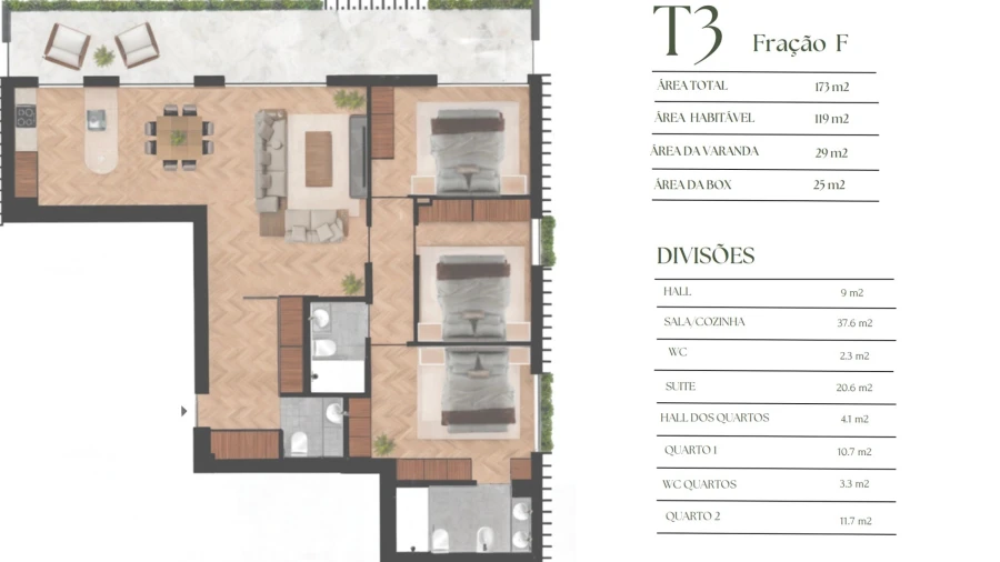 Apartamento T3 para Venda em Lordelo do Ouro e Massarelos