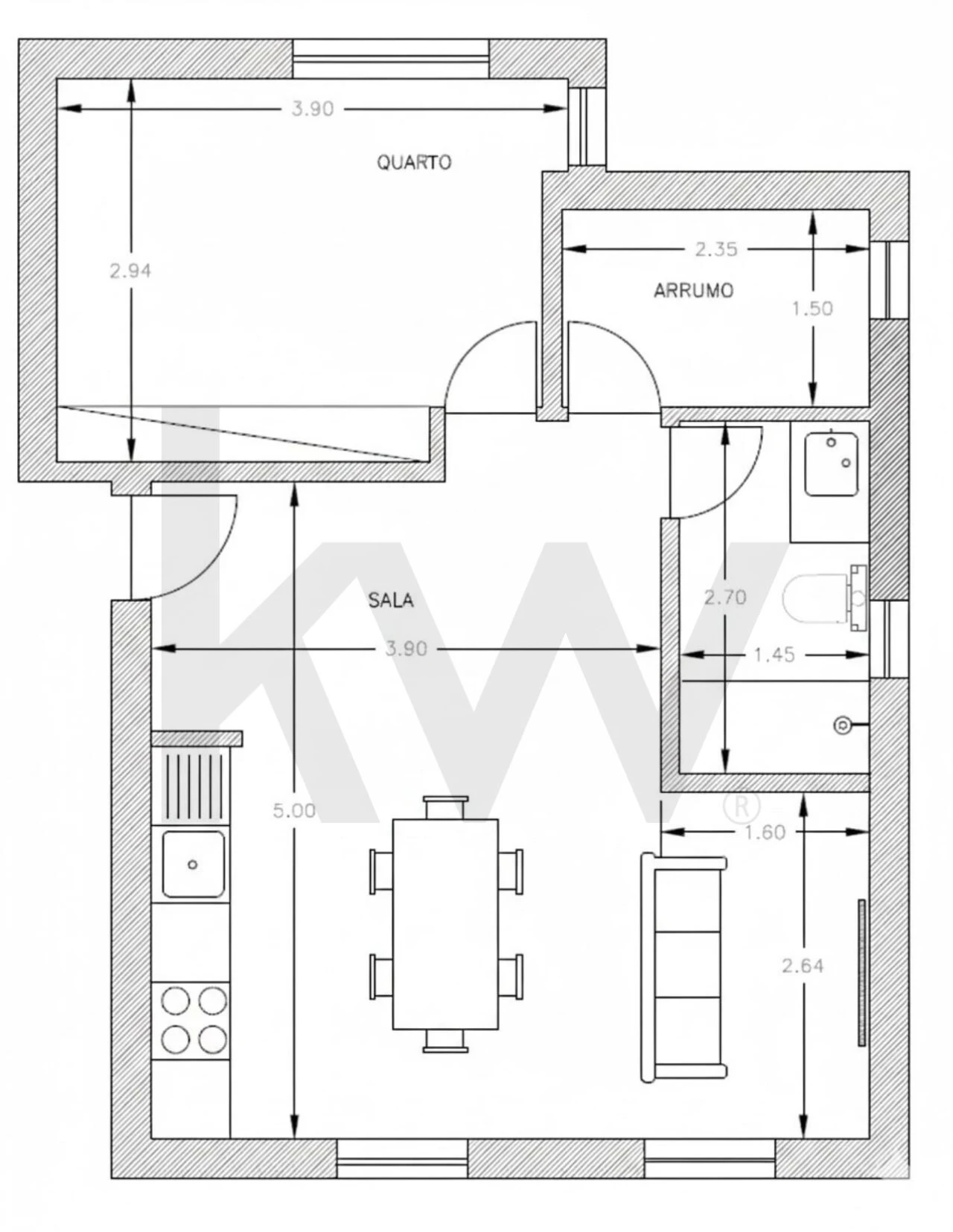 Apartamento T2 para Venda em Misericórdia Foto 11