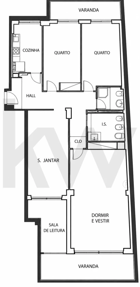 Apartamento T3 para Venda em Belém