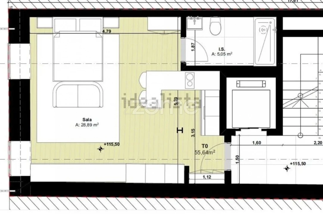 Apartamento T1 para Venda em Cedofeita, Santo Ildefonso, Sé, Miragaia, São Nicolau e Vitória Foto 19