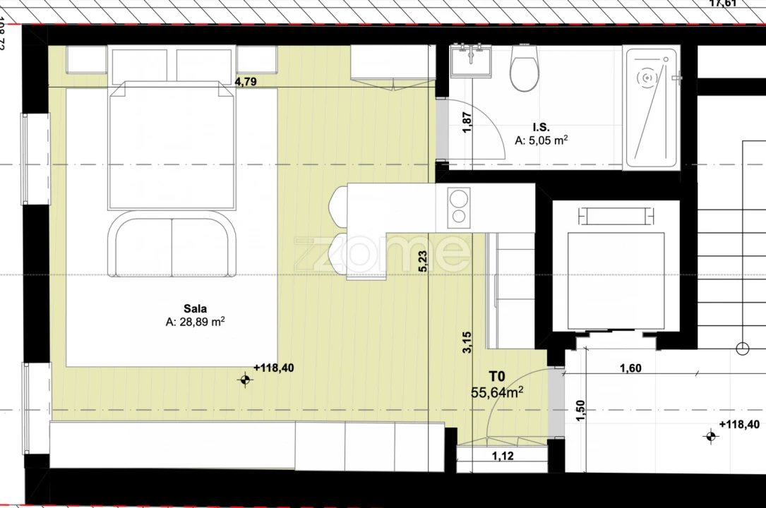 Apartamento T1 para Venda em Cedofeita, Santo Ildefonso, Sé, Miragaia, São Nicolau e Vitória Foto 20