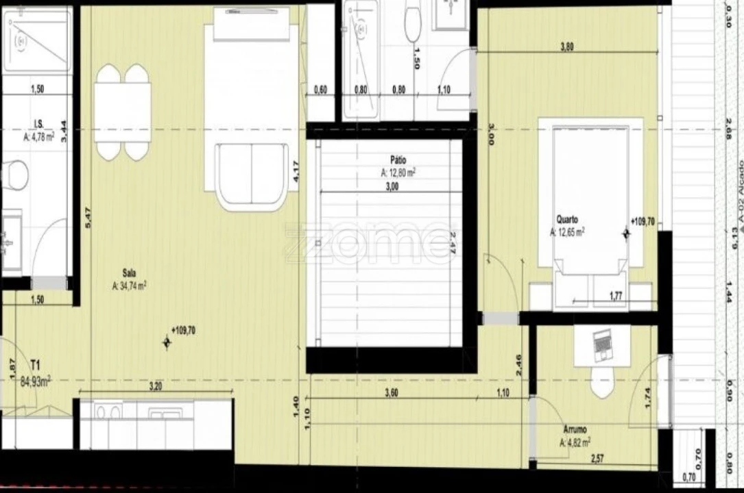 Apartamento T1 para Venda em Cedofeita, Santo Ildefonso, Sé, Miragaia, São Nicolau e Vitória Foto 28