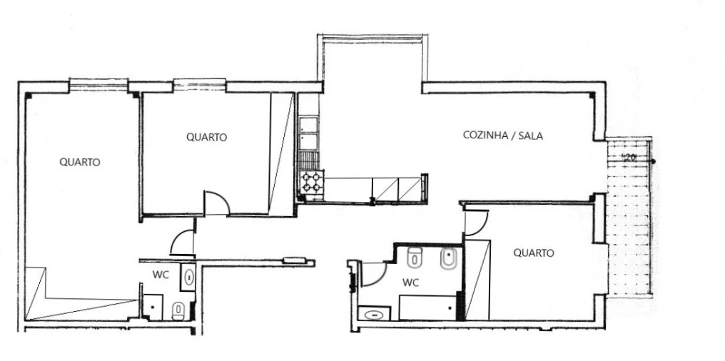 Apartamento T3 para Venda em Odivelas Planta 1