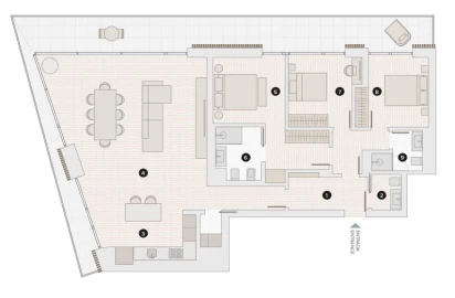 Apartamento T3 para Arrendamento em Alvalade