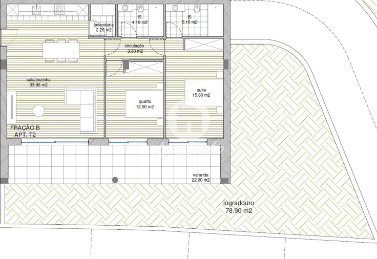 Apartamento T2 para Venda em Tamel (Santa Leocádia) e Vilar do Monte Foto 2