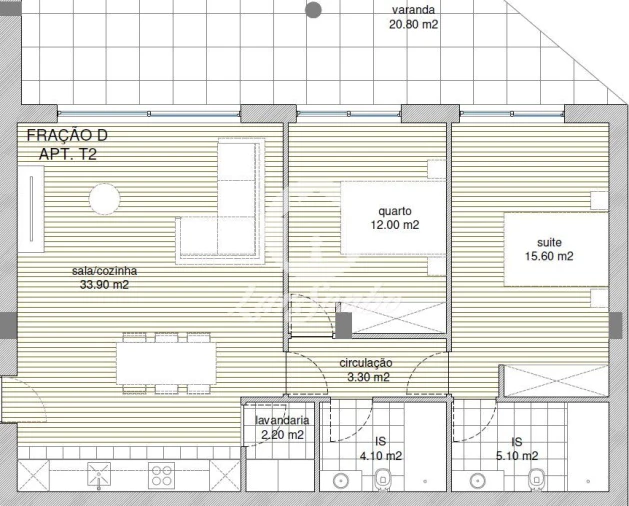 Apartamento T2 para Venda em Tamel (Santa Leocádia) e Vilar do Monte Foto 4