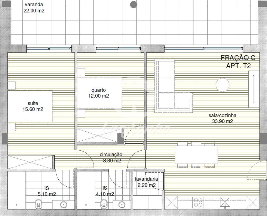 Apartamento T2 para Venda em Tamel (Santa Leocádia) e Vilar do Monte Foto 3