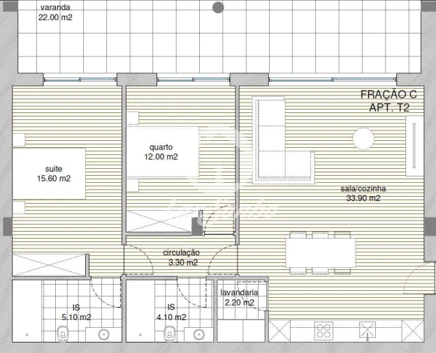 Apartamento T2 para Venda em Tamel (Santa Leocádia) e Vilar do Monte Foto 3